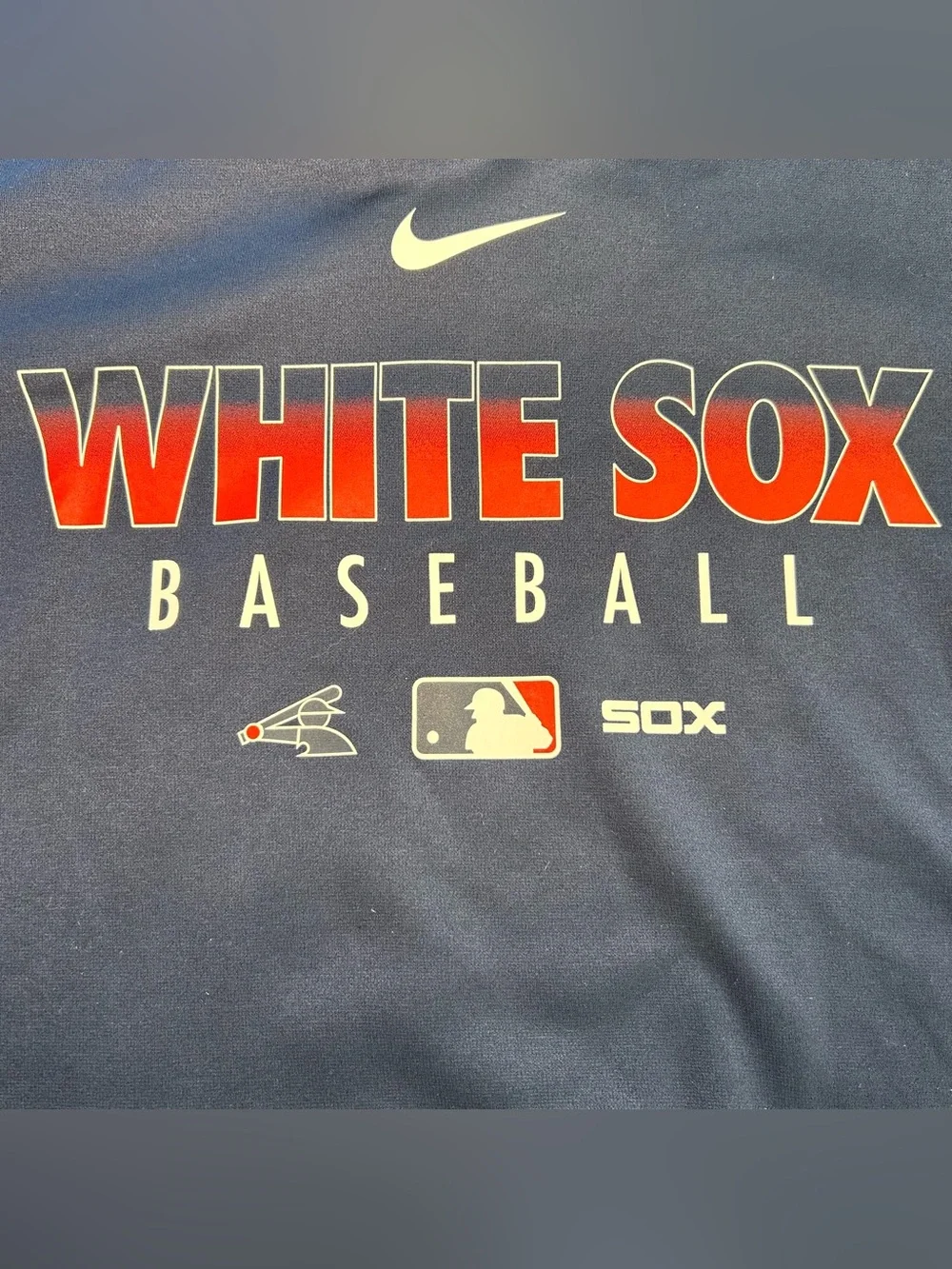 Nike Chicago White Sox Cooperstown Collection Therma-FIT Hoodie Men’s L Blue MLB